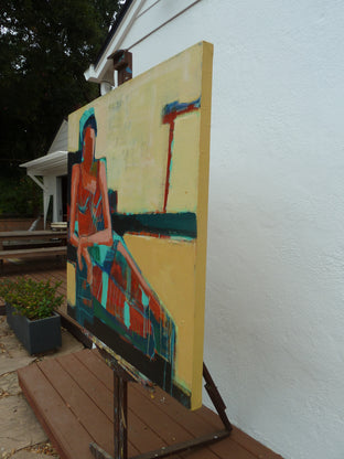 Red Dress by Gail Ragains |  Side View of Artwork 