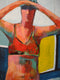 Original art for sale at UGallery.com | Where's My Lane? by Gail Ragains | $3,100 | acrylic painting | 48' h x 24' w | thumbnail 4
