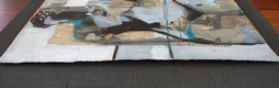Original art for sale at UGallery.com | Abstract Collage Figure #1 by Gail Ragains | $1,100 | mixed media artwork | 30' h x 22' w | thumbnail 2