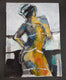 Original art for sale at UGallery.com | Abstract Collage Figure #2 by Gail Ragains | $1,100 | mixed media artwork | 30' h x 22' w | thumbnail 3
