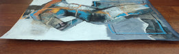 Original art for sale at UGallery.com | Abstract Collage Figure #3 by Gail Ragains | $1,100 | mixed media artwork | 30' h x 22' w | thumbnail 2