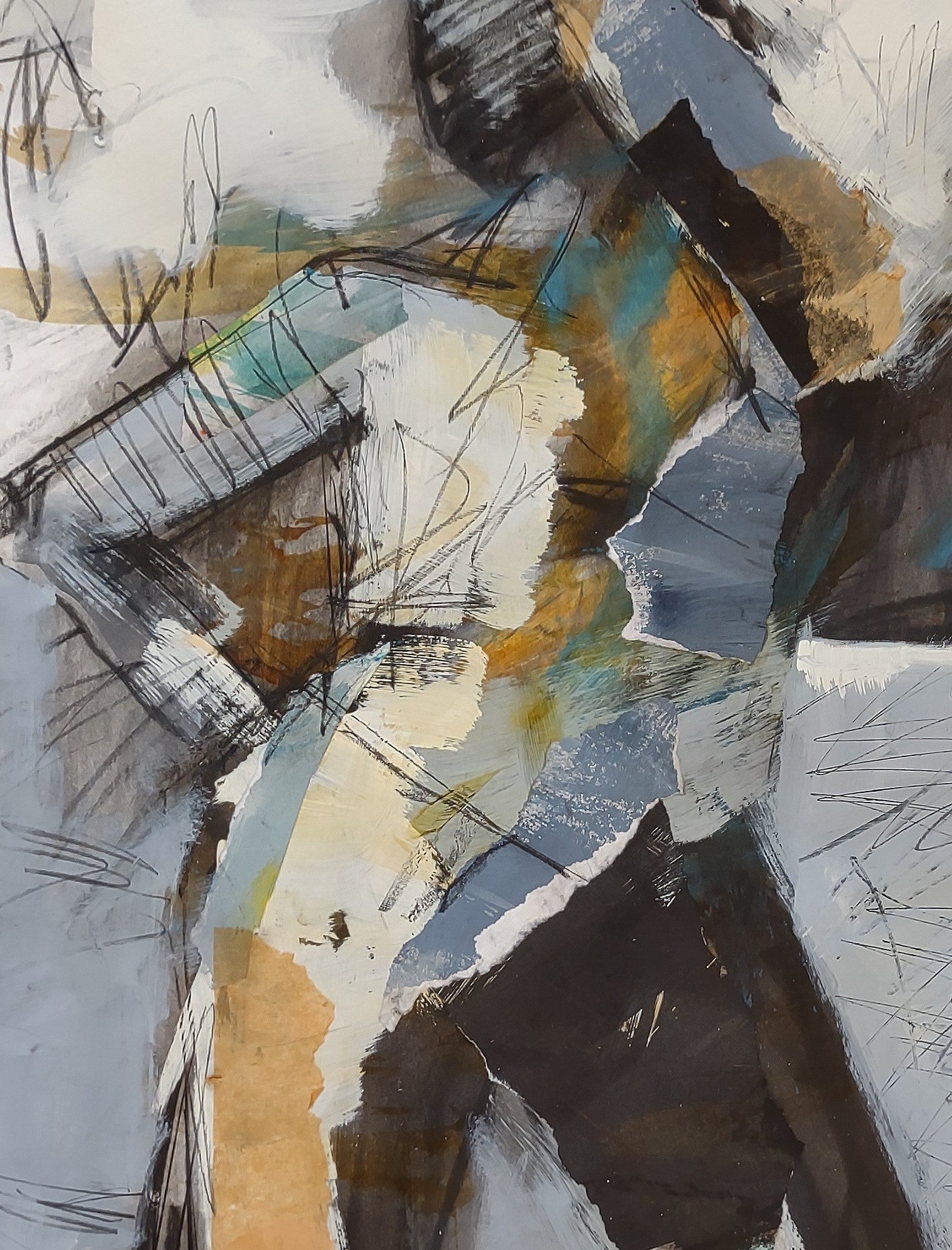 The Dancer #5 by Gail Ragains - mixed media artwork | UGallery