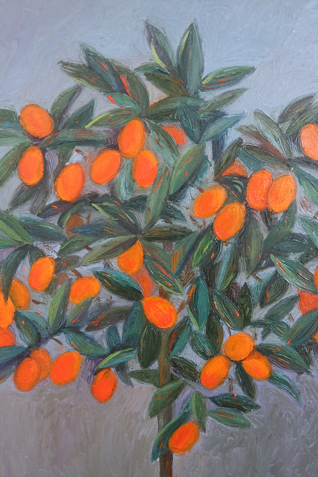 Falling by Galya Popova |  Closeup View of Artwork 