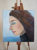 Original art for sale at UGallery.com | Tramontana by Galya Popova | $975 | oil painting | 11.8' h x 11.8' w | thumbnail 3