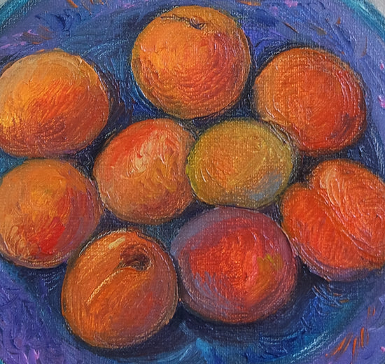 Warm Days by Galya Popova |   Closeup View of Artwork 