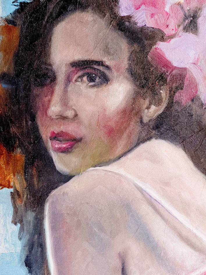 Blue Rhapsody by Gary Leonard |  Closeup View of Artwork 