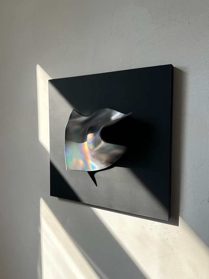 Interference III by Gbemi Adesanya |  Side View of Artwork 