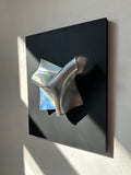 Original art for sale at UGallery.com | Interference IV by Gbemi Adesanya | $1,625 | sculpture | 14' h x 11' w | thumbnail 2