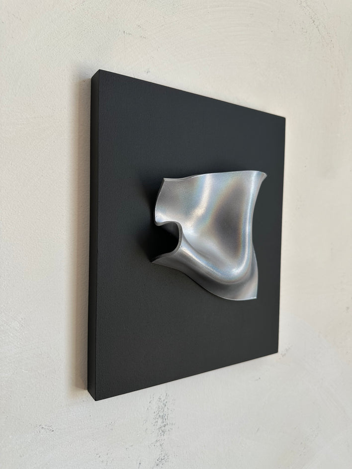 Interference IX by Gbemi Adesanya |  Side View of Artwork 