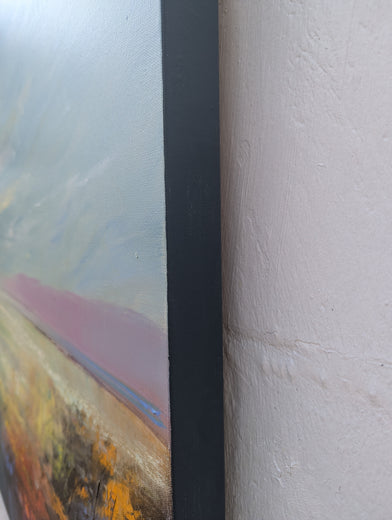 A Windy Day by George Peebles |  Side View of Artwork 