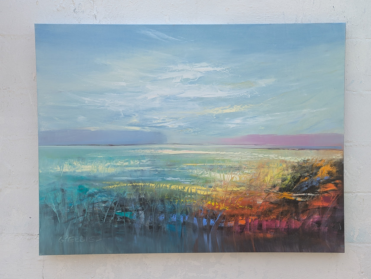 A Windy Day by George Peebles |  Context View of Artwork 