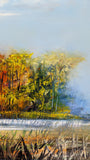 Original art for sale at UGallery.com | Autumn is Alive by George Peebles | $5,200 | oil painting | 48' h x 60' w | thumbnail 4