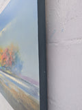 Original art for sale at UGallery.com | Backyard by George Peebles | $2,500 | oil painting | 24' h x 48' w | thumbnail 2
