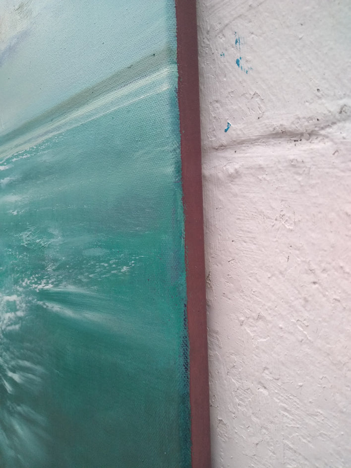 Drifting by George Peebles |  Side View of Artwork 