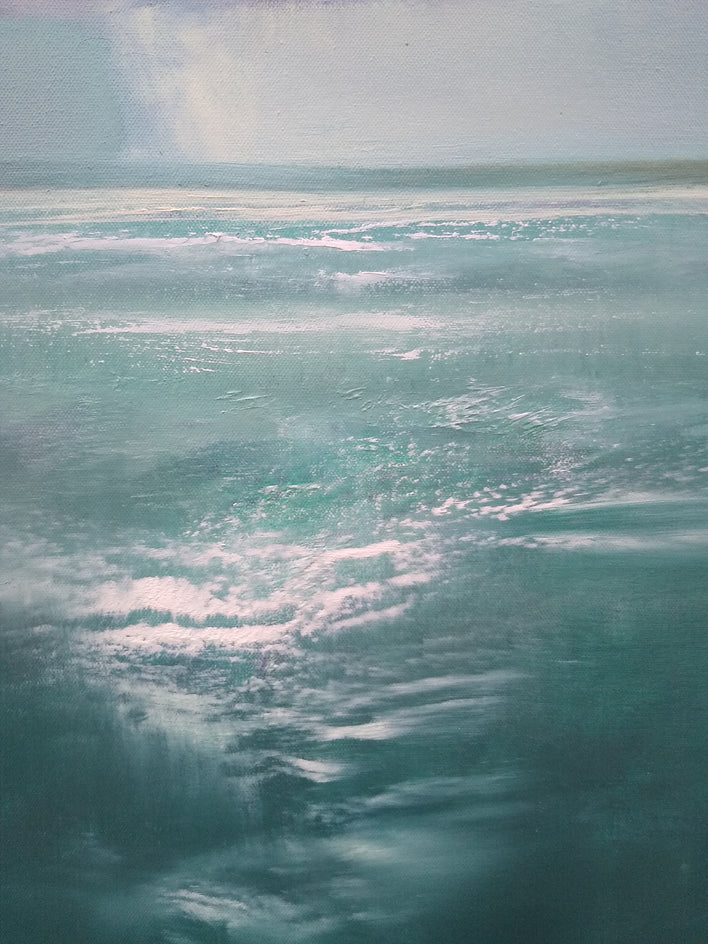 Drifting by George Peebles |  Closeup View of Artwork 