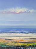 Original art for sale at UGallery.com | Blue Heaven by George Peebles | $3,500 | oil painting | 36' h x 36' w | thumbnail 4