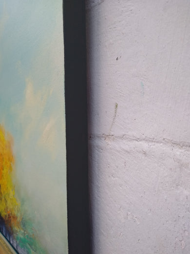 Brilliant Colors of Autumn by George Peebles |  Side View of Artwork 