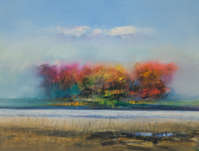 Original art for sale at UGallery.com | Colorful Day by George Peebles | $2,900 | oil painting | 36' h x 48' w