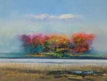 Original art for sale at UGallery.com | Colorful Day by George Peebles | $2,900 | oil painting | 36' h x 48' w | thumbnail 1