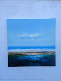 Original art for sale at UGallery.com | Daydream Moments by George Peebles | $2,050 | oil painting | 36' h x 36' w | thumbnail 3