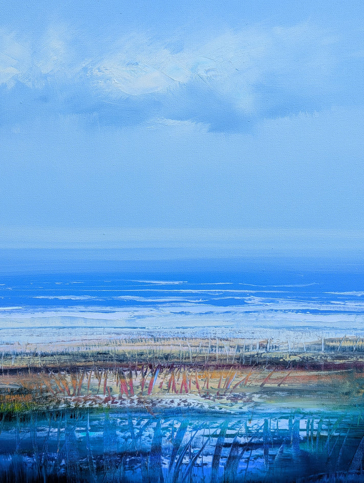 Daydream Moments by George Peebles |  Closeup View of Artwork 