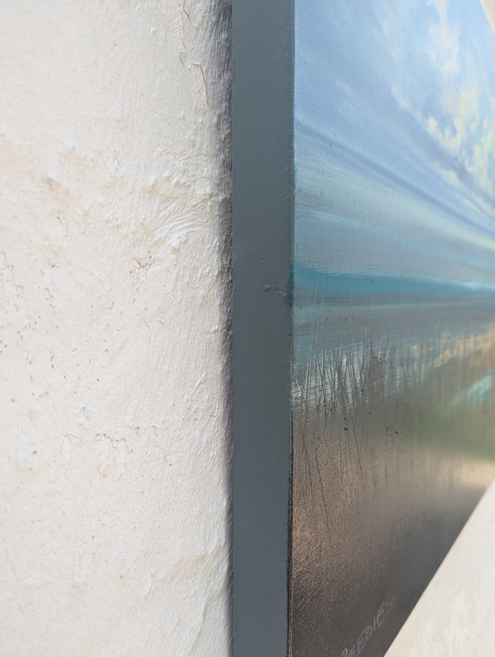 Moment of the Evening by George Peebles |  Side View of Artwork 