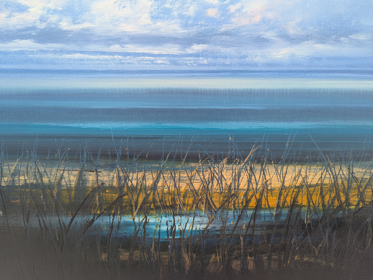 Moment of the Evening by George Peebles |  Closeup View of Artwork 