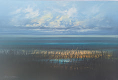 Original art for sale at UGallery.com | Moment of the Evening by George Peebles | $1,200 | oil painting | 24' h x 36' w | thumbnail 1