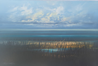 oil painting by George Peebles titled Moment of the Evening