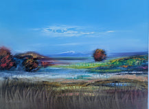 Original art for sale at UGallery.com | Mountain View by George Peebles | $1,825 | oil painting | 30' h x 40' w | thumbnail 1