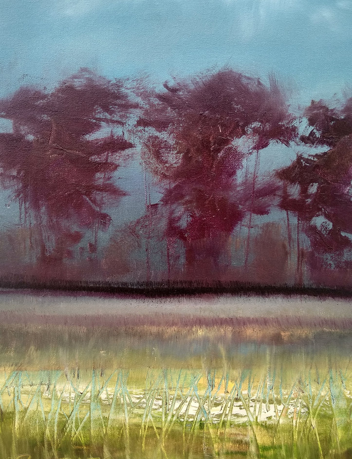 Night Dreams by George Peebles |  Closeup View of Artwork 