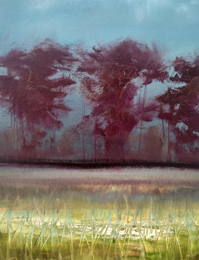 Night Dreams by George Peebles |   Closeup View of Artwork 