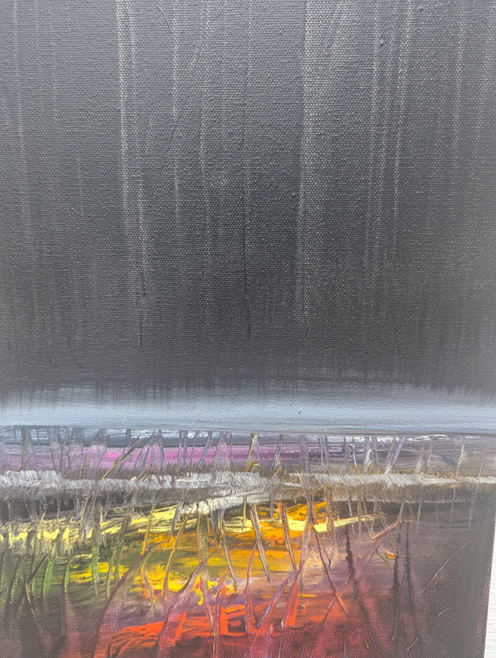 Night Light by George Peebles |  Closeup View of Artwork 