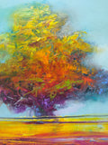 Original art for sale at UGallery.com | October Maple by George Peebles | $950 | oil painting | 20' h x 16' w | thumbnail 4