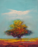 Original art for sale at UGallery.com | October Maple by George Peebles | $950 | oil painting | 20' h x 16' w | thumbnail 1