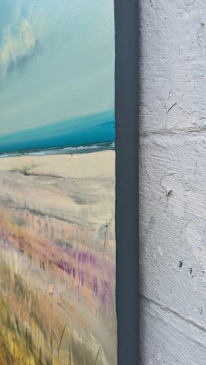 Complete Beach by George Peebles |  Side View of Artwork 