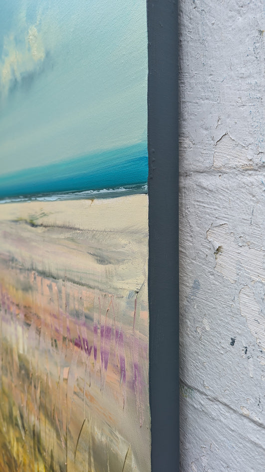 Complete Beach by George Peebles |  Side View of Artwork 