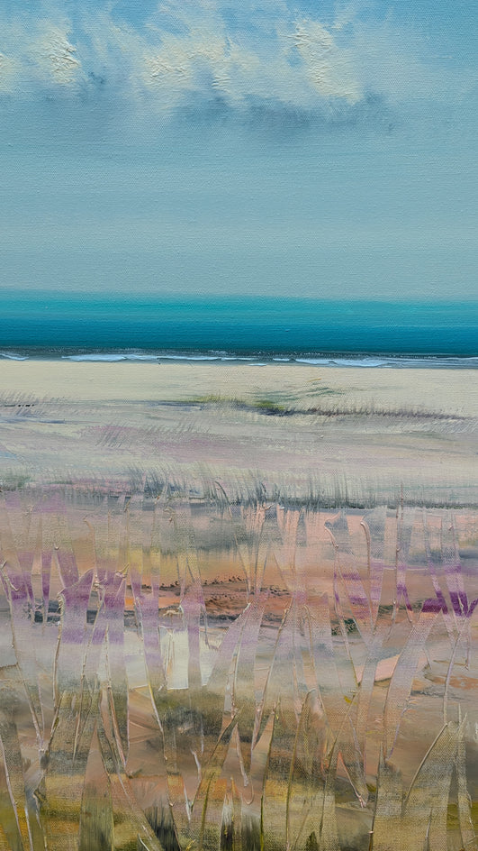 Complete Beach by George Peebles |  Closeup View of Artwork 