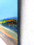 Original art for sale at UGallery.com | Pastoral Lane by George Peebles | $1,375 | oil painting | 24' h x 30' w | thumbnail 2