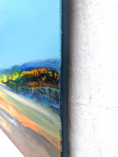 Pastoral Lane by George Peebles |  Side View of Artwork 