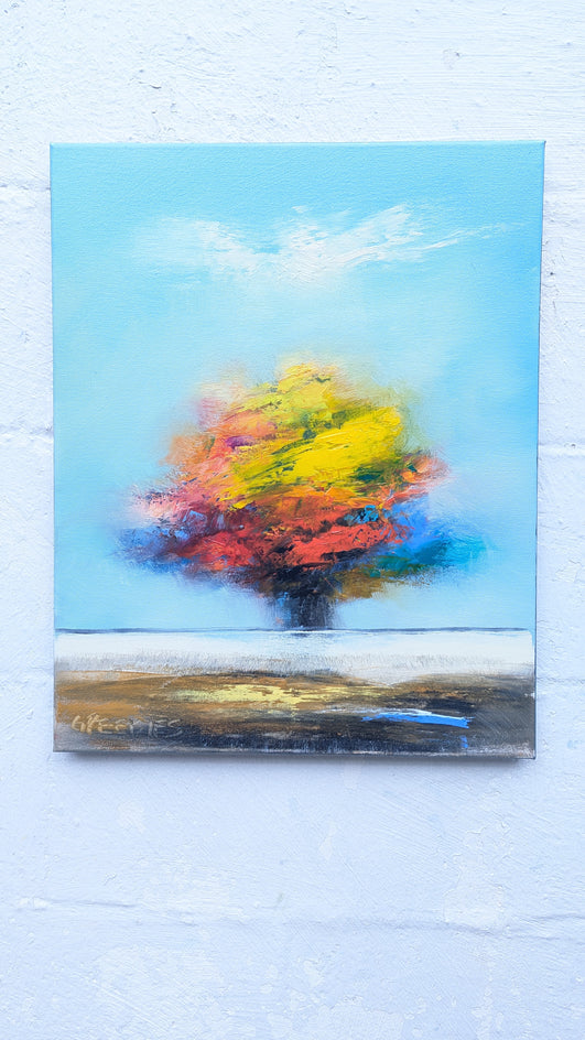 Seasonal Tree by George Peebles |  Context View of Artwork 