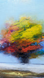 Original art for sale at UGallery.com | Seasonal Tree by George Peebles | $600 | oil painting | 20' h x 16' w | thumbnail 4