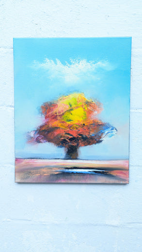 Seasons Tree by George Peebles |  Context View of Artwork 