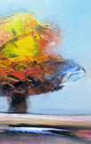 Original art for sale at UGallery.com | Seasons Tree by George Peebles | $600 | oil painting | 20' h x 16' w | thumbnail 4