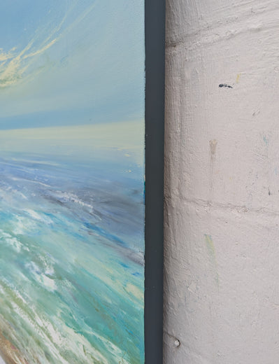 Splash by George Peebles |  Side View of Artwork 