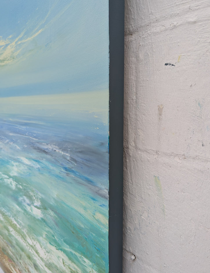 Splash by George Peebles |  Side View of Artwork 