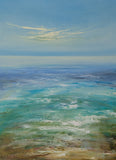 Original art for sale at UGallery.com | Splash by George Peebles | $2,275 | oil painting | 40' h x 30' w | thumbnail 1
