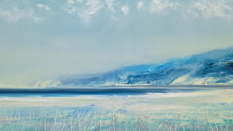 The Coast Line by George Peebles |   Closeup View of Artwork 