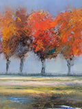 Original art for sale at UGallery.com | The Fence Line by George Peebles | $1,600 | oil painting | 30' h x 30' w | thumbnail 4
