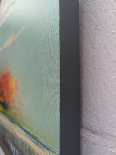 The Party by George Peebles |  Side View of Artwork 